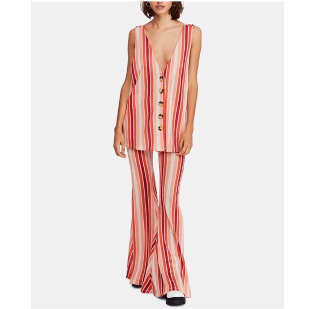 Free People Bridget Stripe Set - Sunset - Small/S